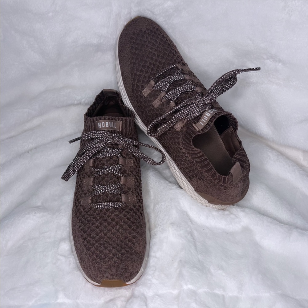 NOBULL Men’s Espresso Knit Runner Sneakers Size 12.5 - Picture 5 of 13